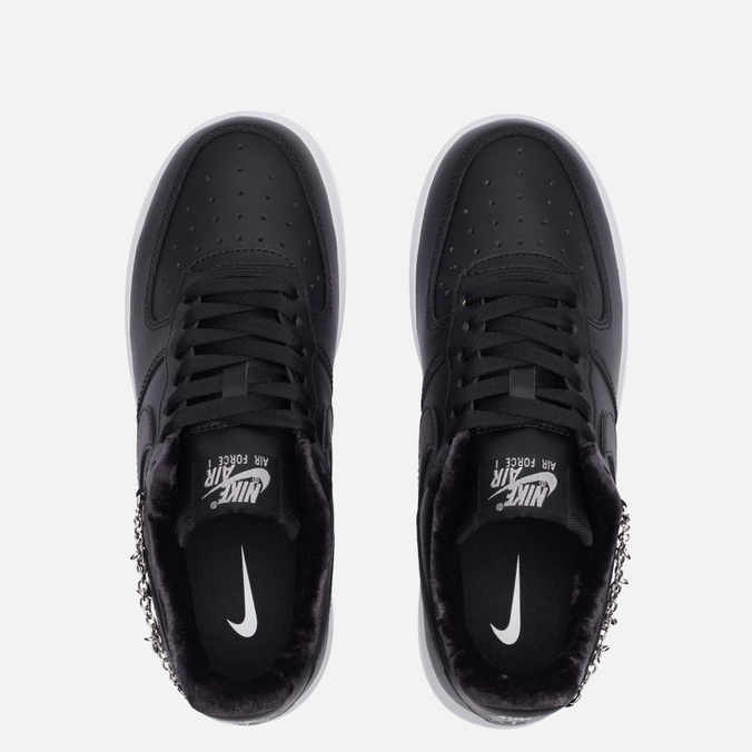 Кроссовки женские Nike Air Force 1 07 LX черные 38 EU - купить в Москве,  цены на СберМегаМаркет