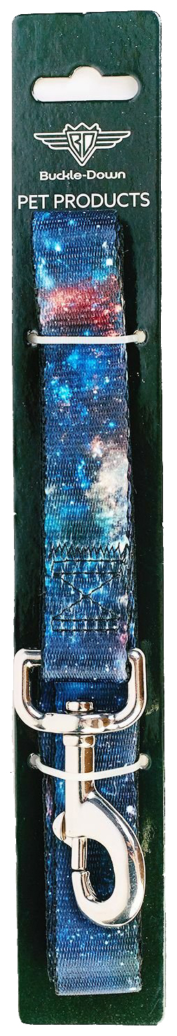 Поводок для собак Buckle-Down Галактика, полиэстер, сталь, разноцветный, 120 см
