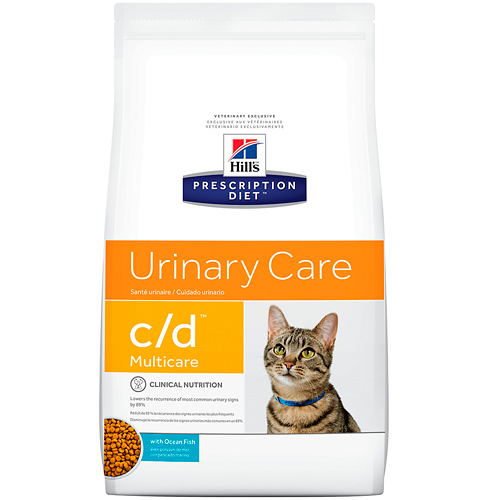 Купить сухой корм для кошек Hill`s prescription diet C/D multicare профилактика мкб, рыба 1,5кг, цены на Мегамаркет | Артикул: 600003755446