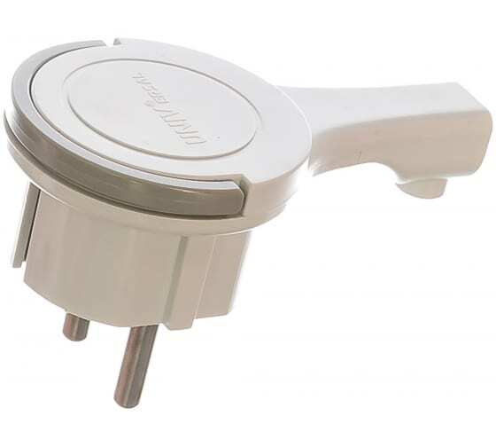 UNIVersal Вилка-невидимка с/з белая 16А 250В 5566874 купить в интернет ...