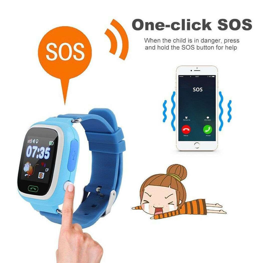 Детские умные часы Smart Baby Watch с GPS Q90 с Micro SIM (Черный), купить  в Москве, цены в интернет-магазинах на Мегамаркет