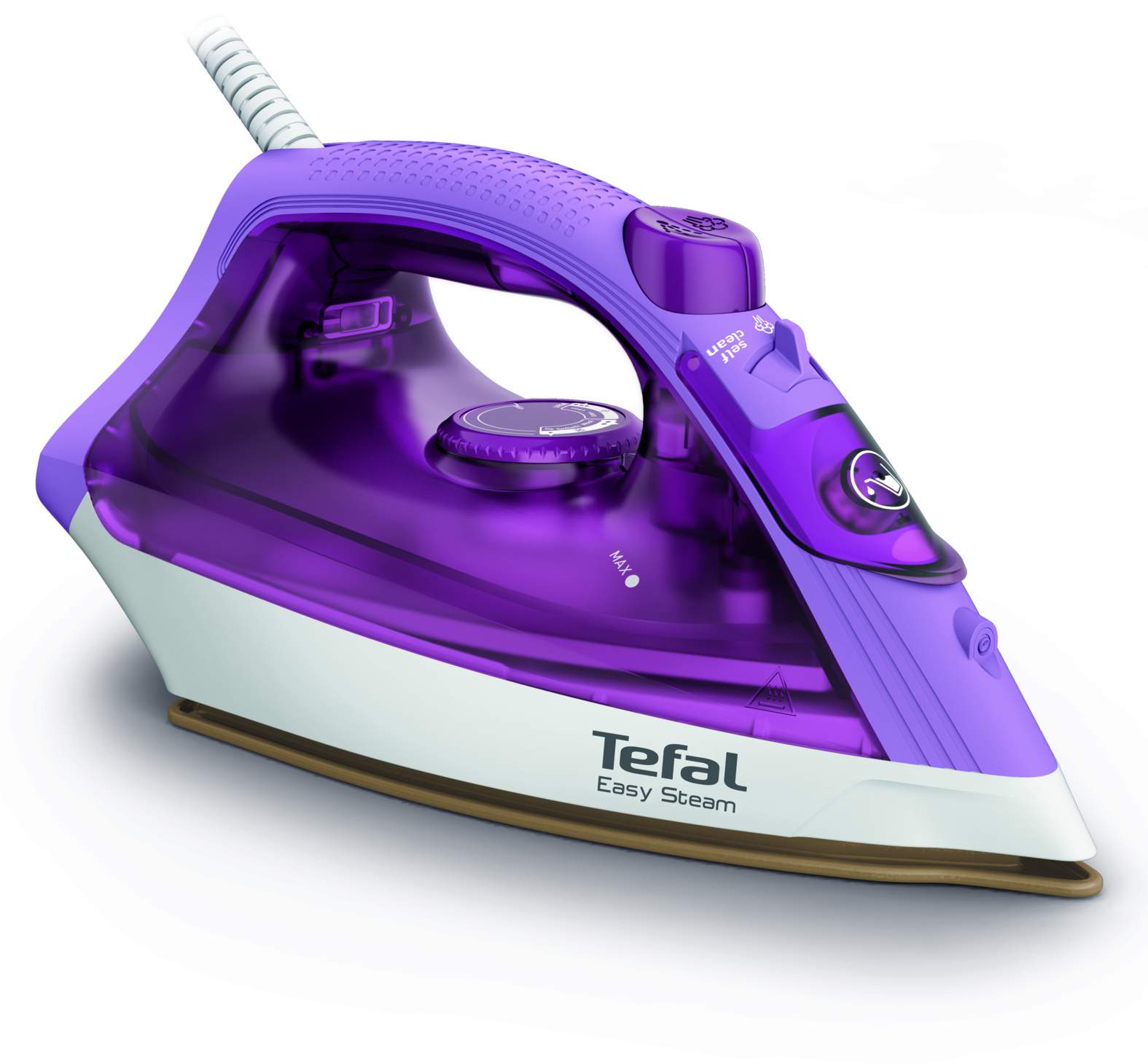 Утюг Tefal Steam Essential 2 FV1955E0 фиолетовый - купить в Эльдорадо, цена на Мегамаркет