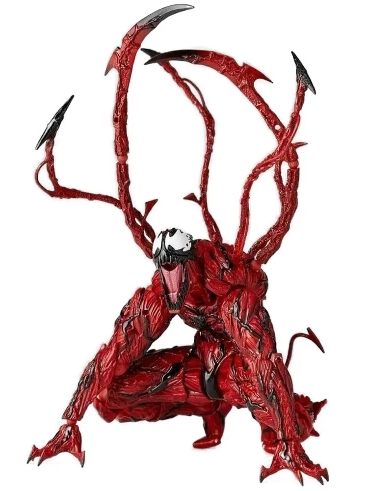 Фигурка StarFriend Карнаж Марвел Carnage Marvel подвижная с аксессуарами 16см - купить в Starfriend, цена на Мегамаркет