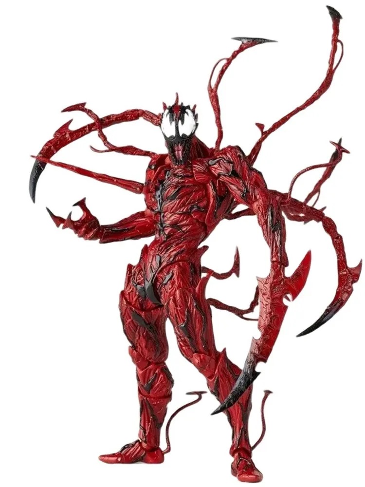 Фигурка StarFriend Карнаж Марвел Carnage Marvel подвижная с аксессуарами 16см - купить в Starfriend, цена на Мегамаркет