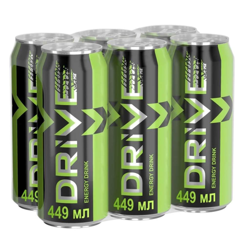Энергетический напиток Drive Me 6 шт по 0.449 л - отзывы покупателей на маркетплейсе Мегамаркет | Артикул: 600003755025