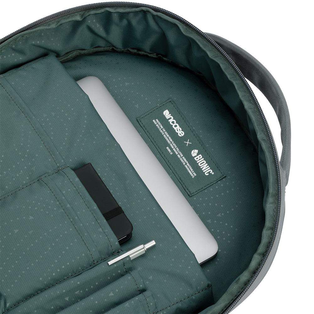 Рюкзак для ноутбука унисекс Incase Commuter Backpack w/Bionic Steel Gray