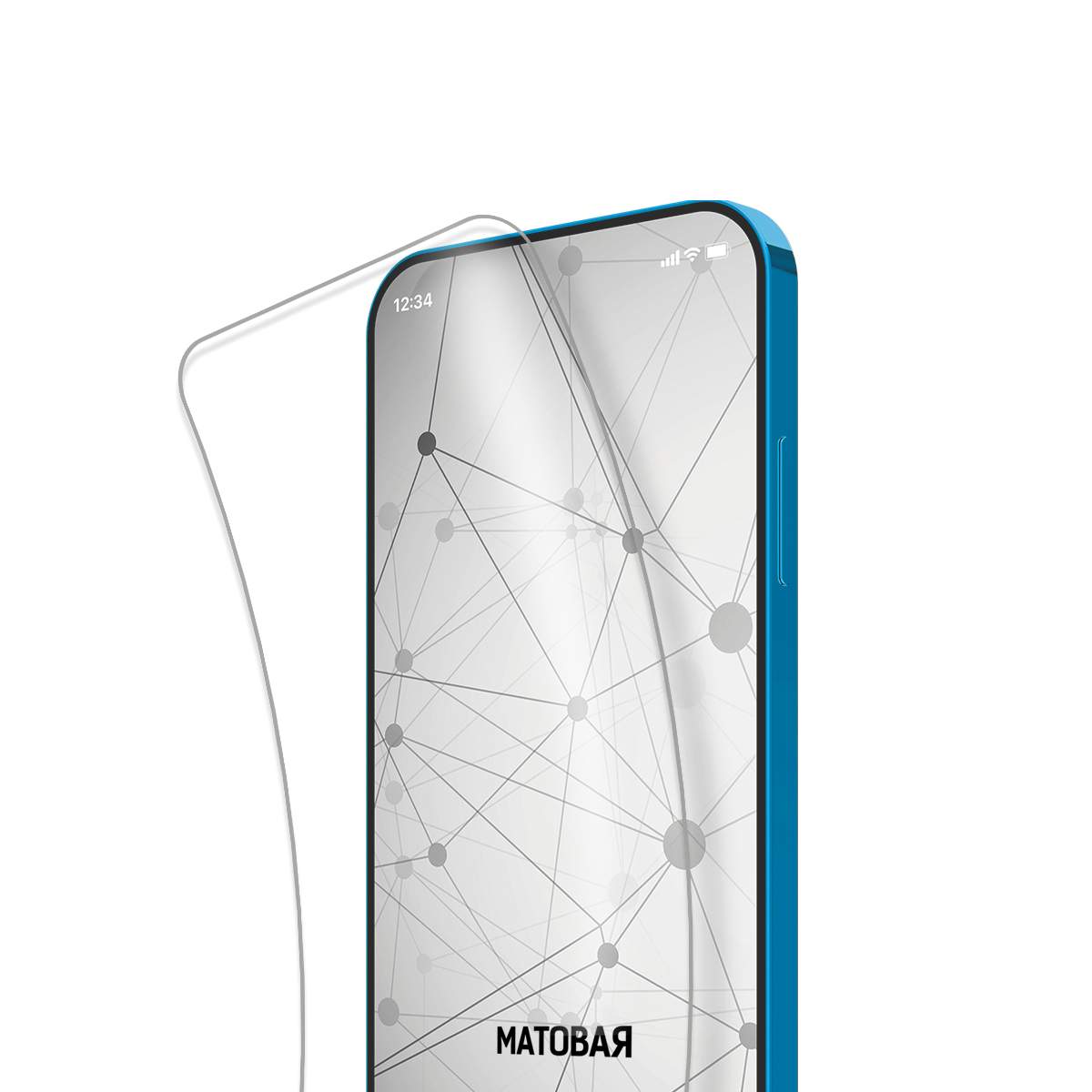 Пленка защитная гидрогелевая Krutoff для Realme 12 Pro+ 5G (матовая) - купить в krutoff, цена на Мегамаркет