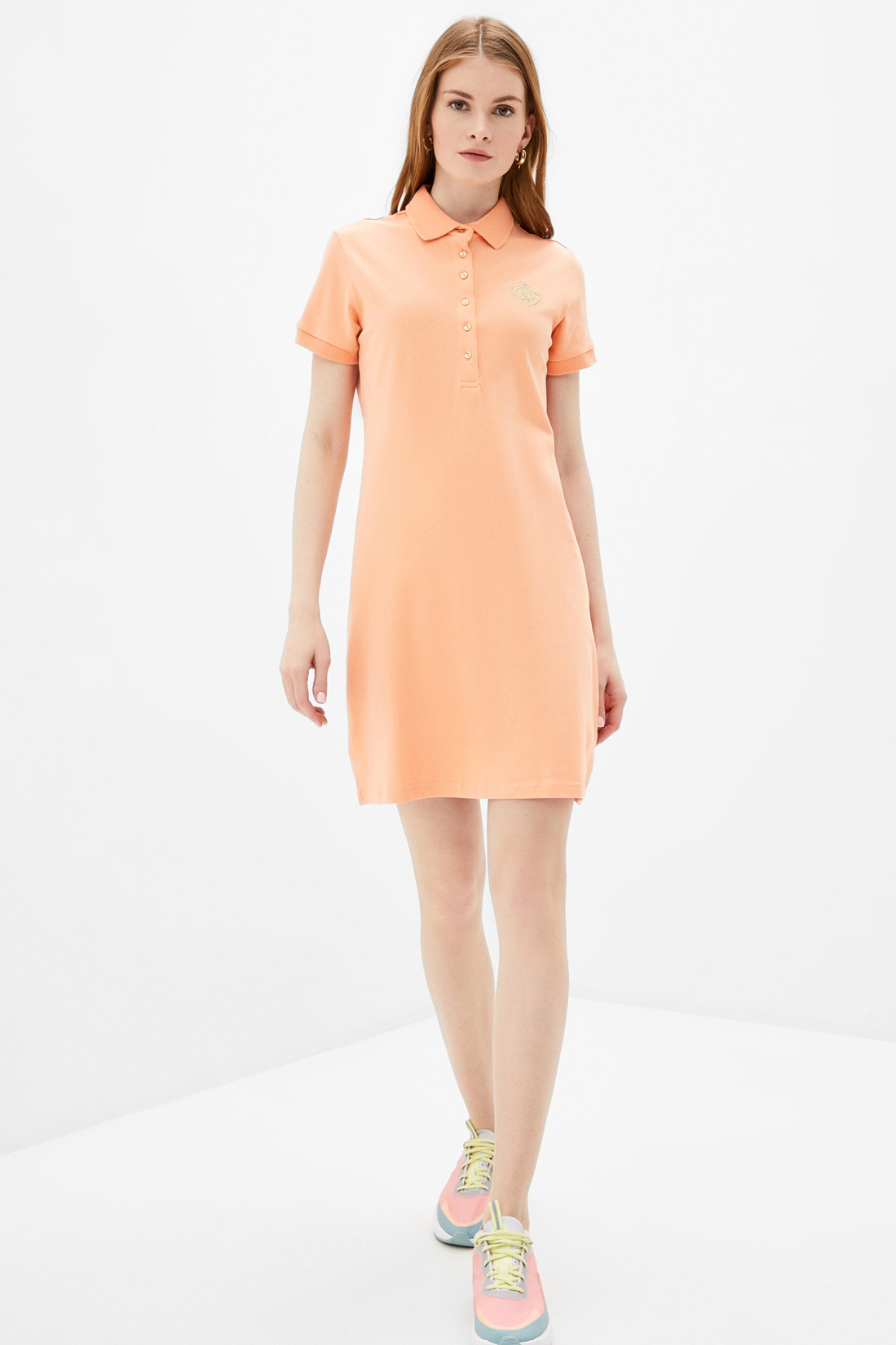 Платье женское Baon B450201 оранжевое L