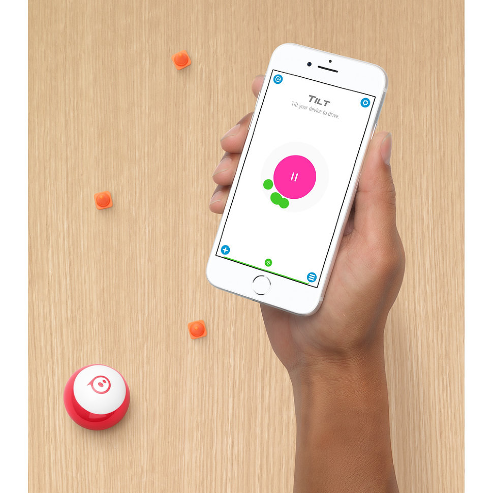 Шарик на управлении с телефона sphero