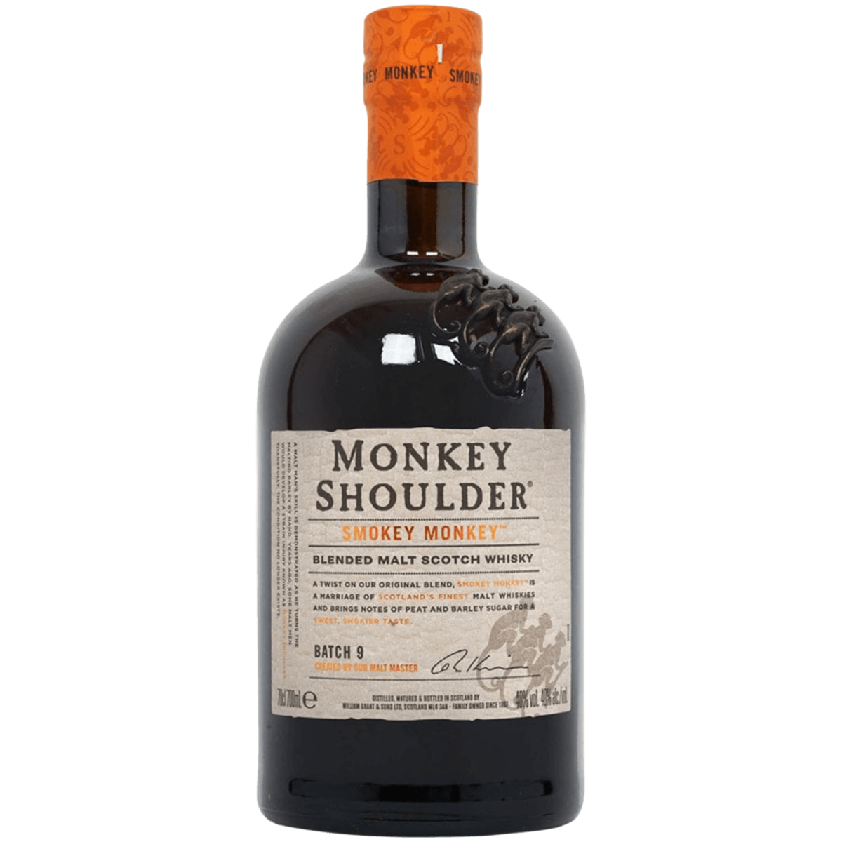 Виски Monkey Shoulder Smokey Monkey 3 года 0,7 л - купить в ВинЛаб, цена на Мегамаркет