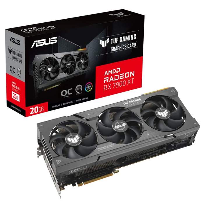 Видеокарта Asus AMD RX7900XT TUF Gaming OC Edition0G [TUF-RX7900XT-O20G-GAMING] - купить в Just.ru, цена на Мегамаркет