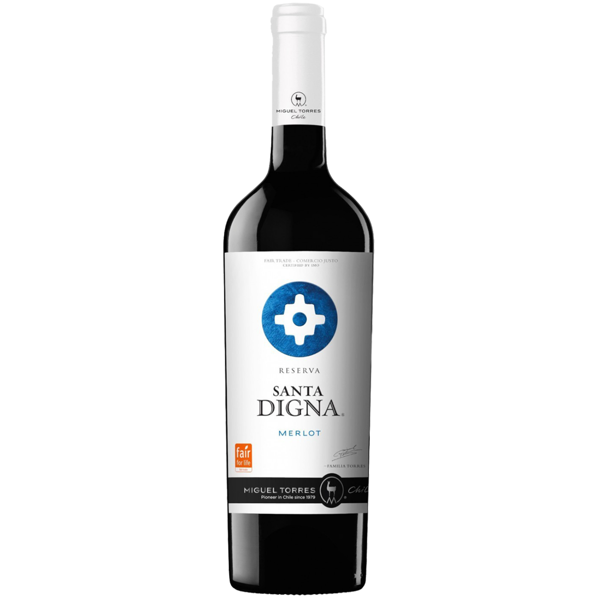 Вино Santa Digna Merlot красное сухое 0,75л - купить в ВинЛаб, цена на Мегамаркет