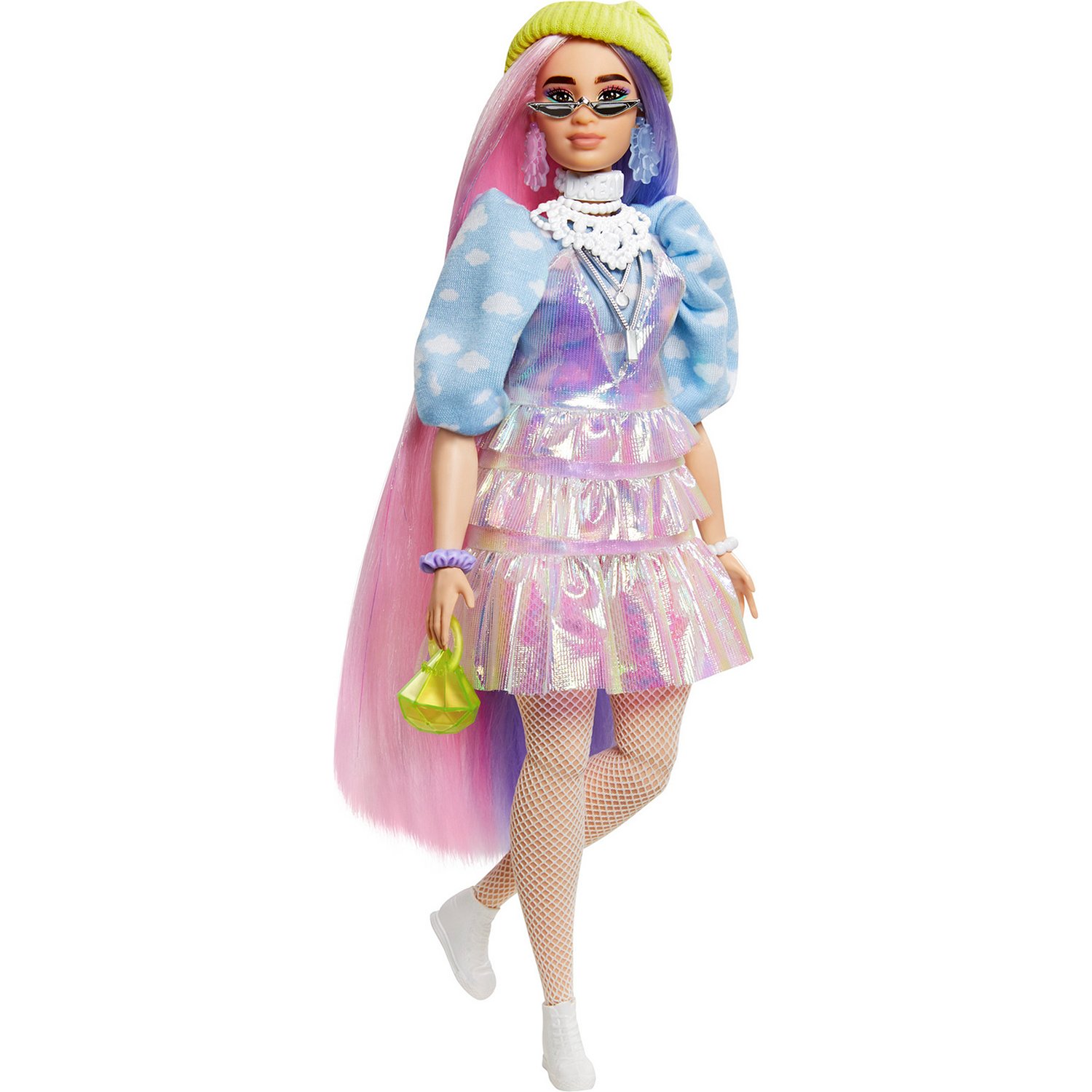 Как выглядит кукла мира Кукла Barbie Экстра, в шапочке GVR05 - купить в UltraToys, цена на Мегамаркет