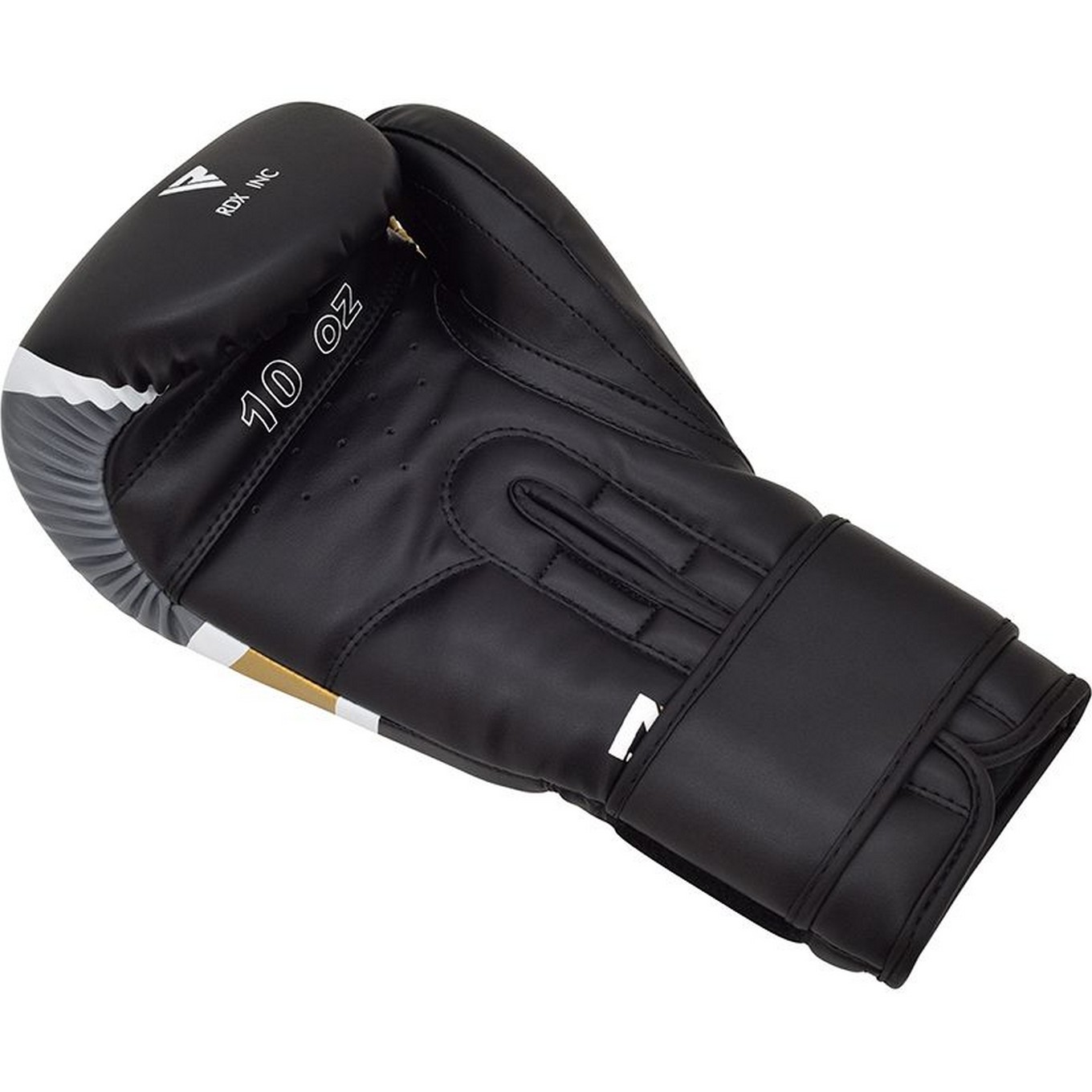 Перчатки боксерские RDX BOXING GLOVE BGRF7 BLACK GOLDEN черный