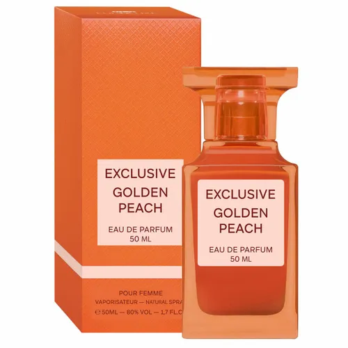 Купить парфюмерная вода женская Exclusive Golden Peach 50 мл, цены на Мегамаркет | Артикул: 600014637496