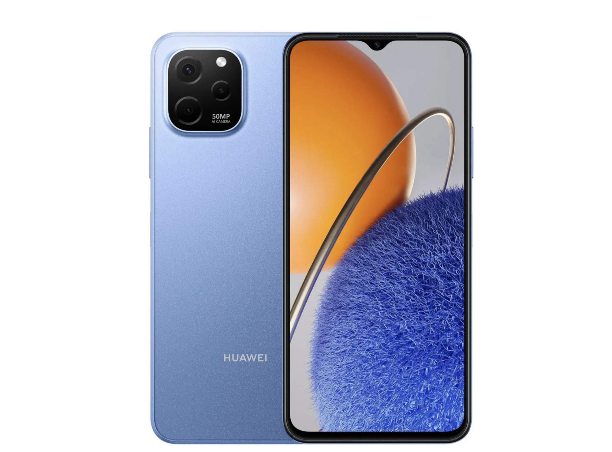 Смартфон HUAWEI Nova Y61 NEW 4/128GB EVE-LX9N, синий, купить в Москве, цены в интернет-магазинах на Мегамаркет