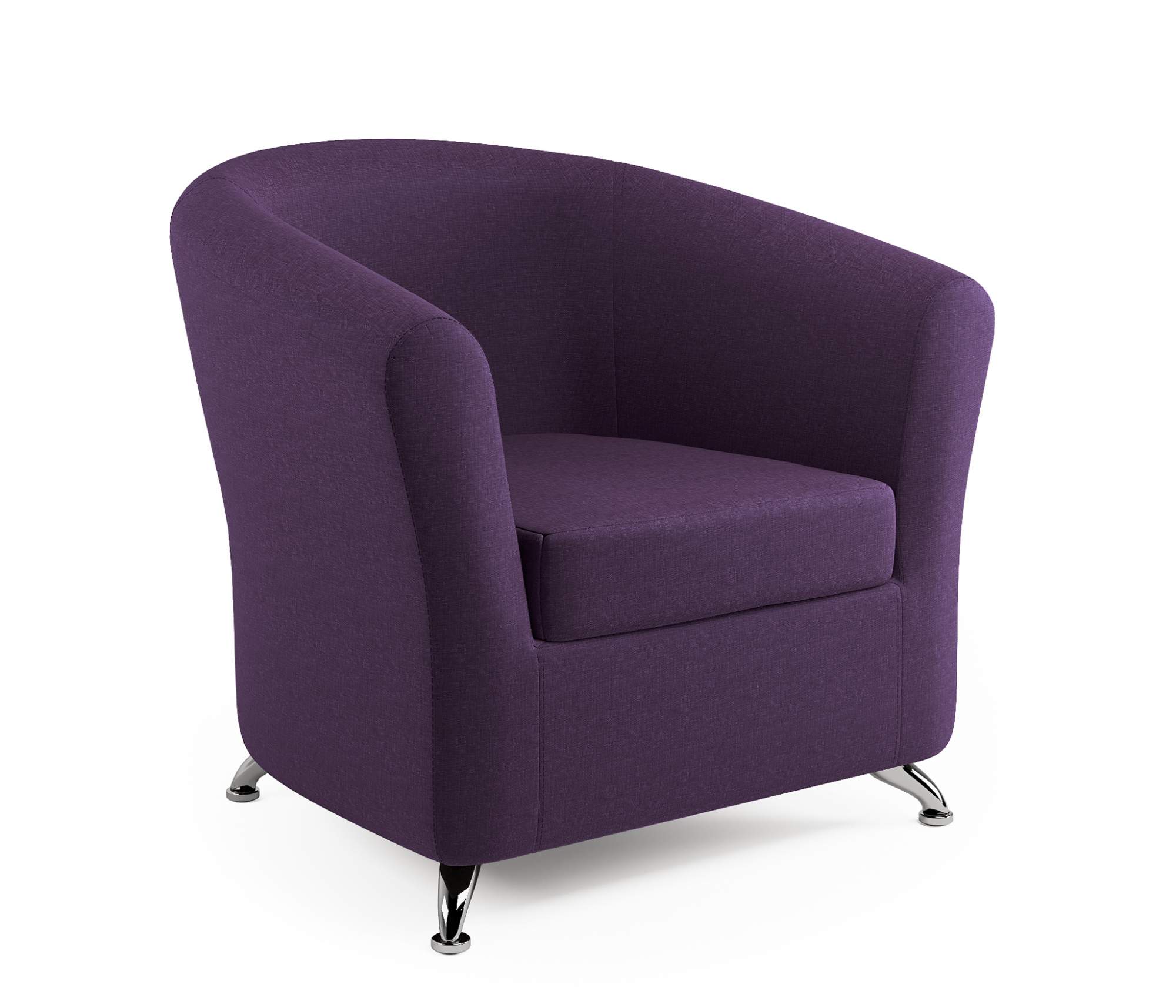 Кресло Шарм-Дизайн Евро фиолетовая рогожка