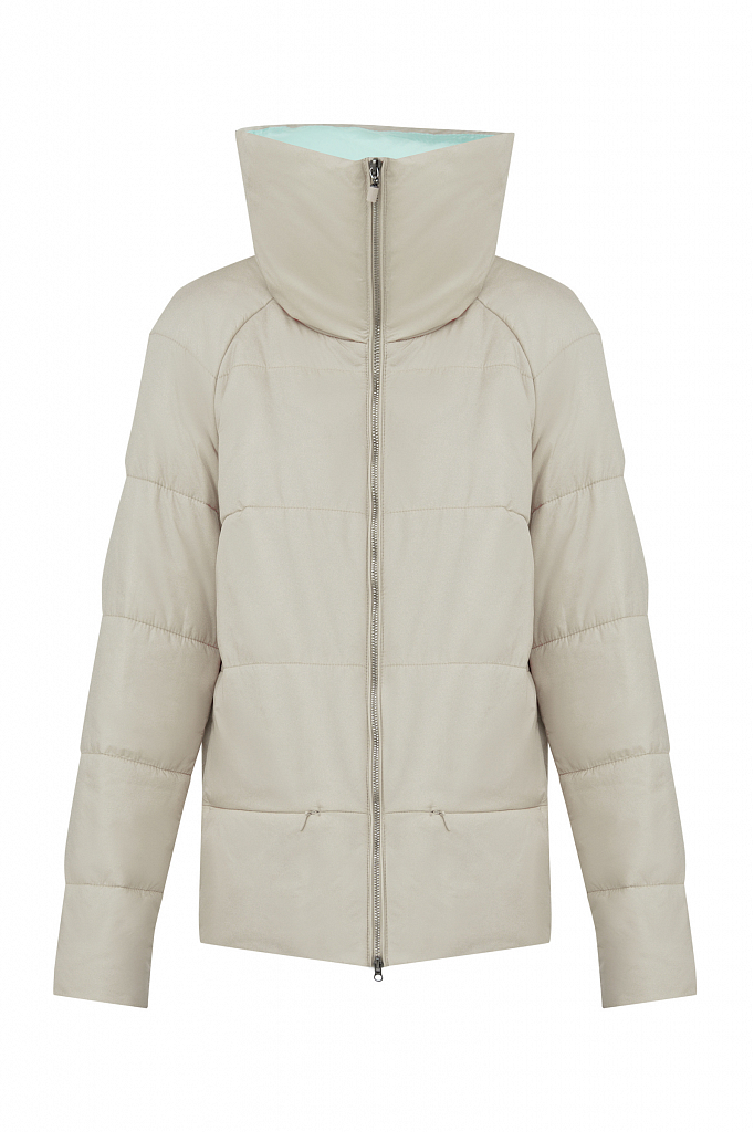 Куртка женская Finn Flare B21-11008 серая 2XL