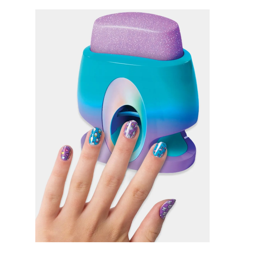 Где сделать недорогой маникюр. Маникюрный набор go Glam Nail Stamper. Go Glam принтер для ногтей. Маникюрный набор с принтером для ногтей go Glam. Машинка для детского маникюра