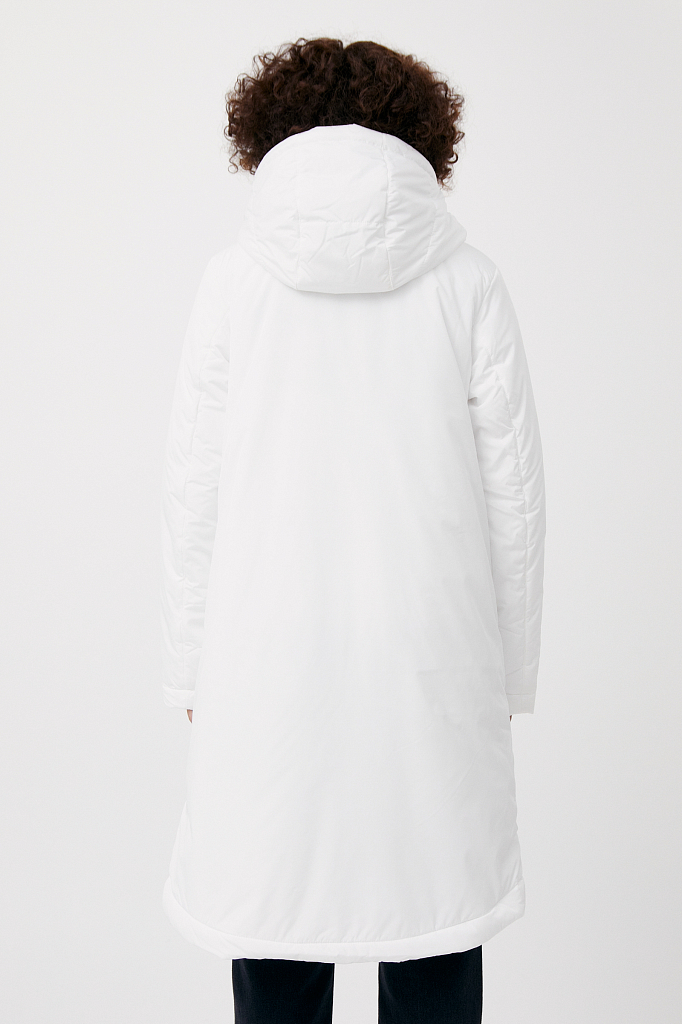 Пальто женское Finn Flare FAB110216 белое L