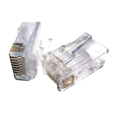 Коннекторы вилки RJ-45, комплект 100 шт., универсальные, категория 5e, 8p8c, PLUG3UP6/5, купить в Москве, цены в интернет-магазинах на Мегамаркет