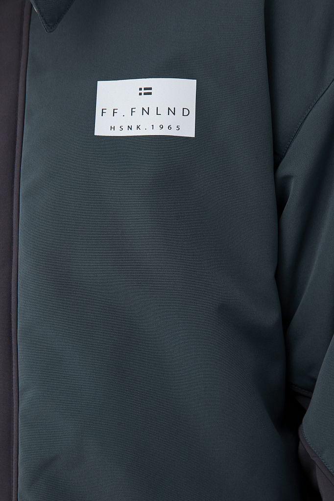 Куртка мужская Finn Flare FAB21088 зеленая 3XL