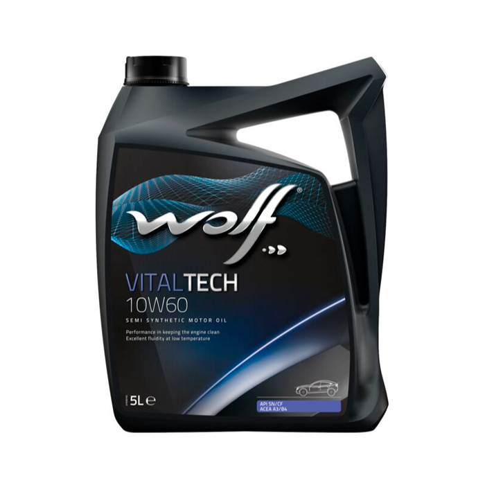 Моторное масло Wolf VitalTech 10W60 5 л - купить в Geekauto, цена на Мегамаркет