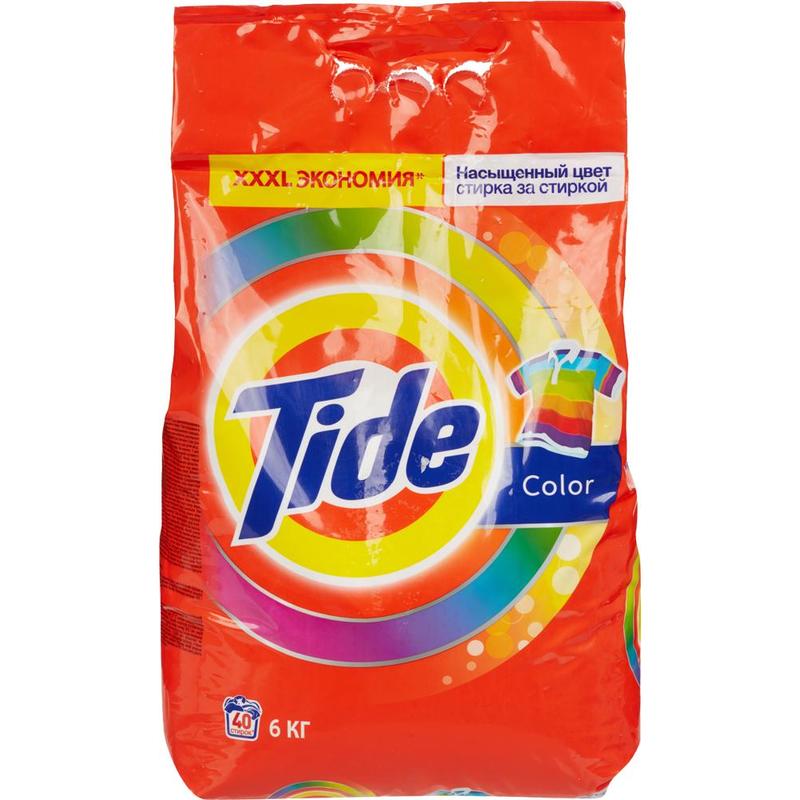 Стиральный порошок Tide Color (автомат) (6 кг.) купить в интернет-магазине, цены на Мегамаркет