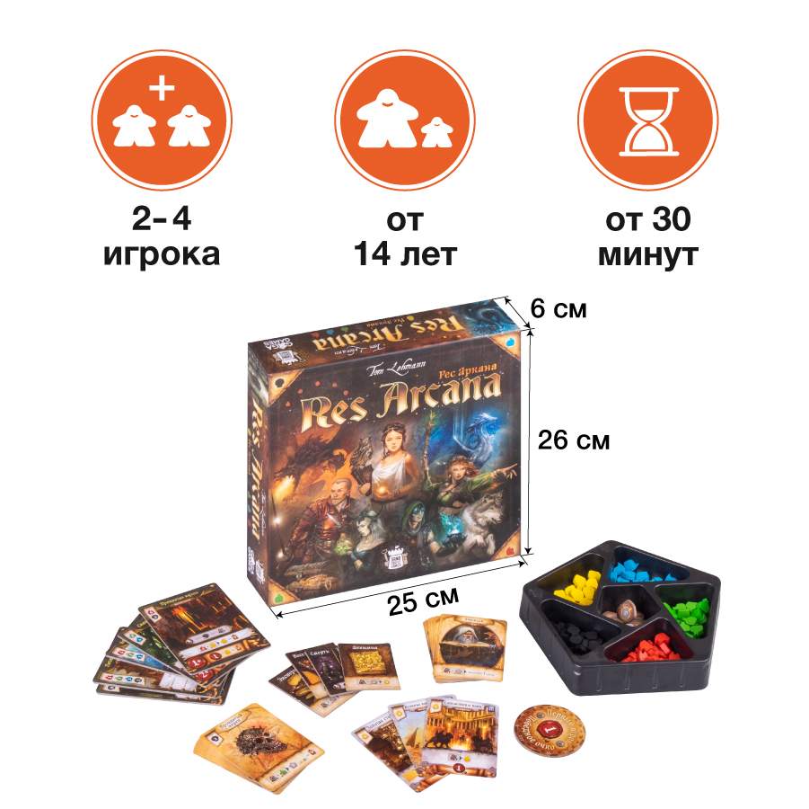 Отзывы о настольная игра Res Arcana GaGa Games - отзывы покупателей на  Мегамаркет | настольные игры GG201 - 100028818725