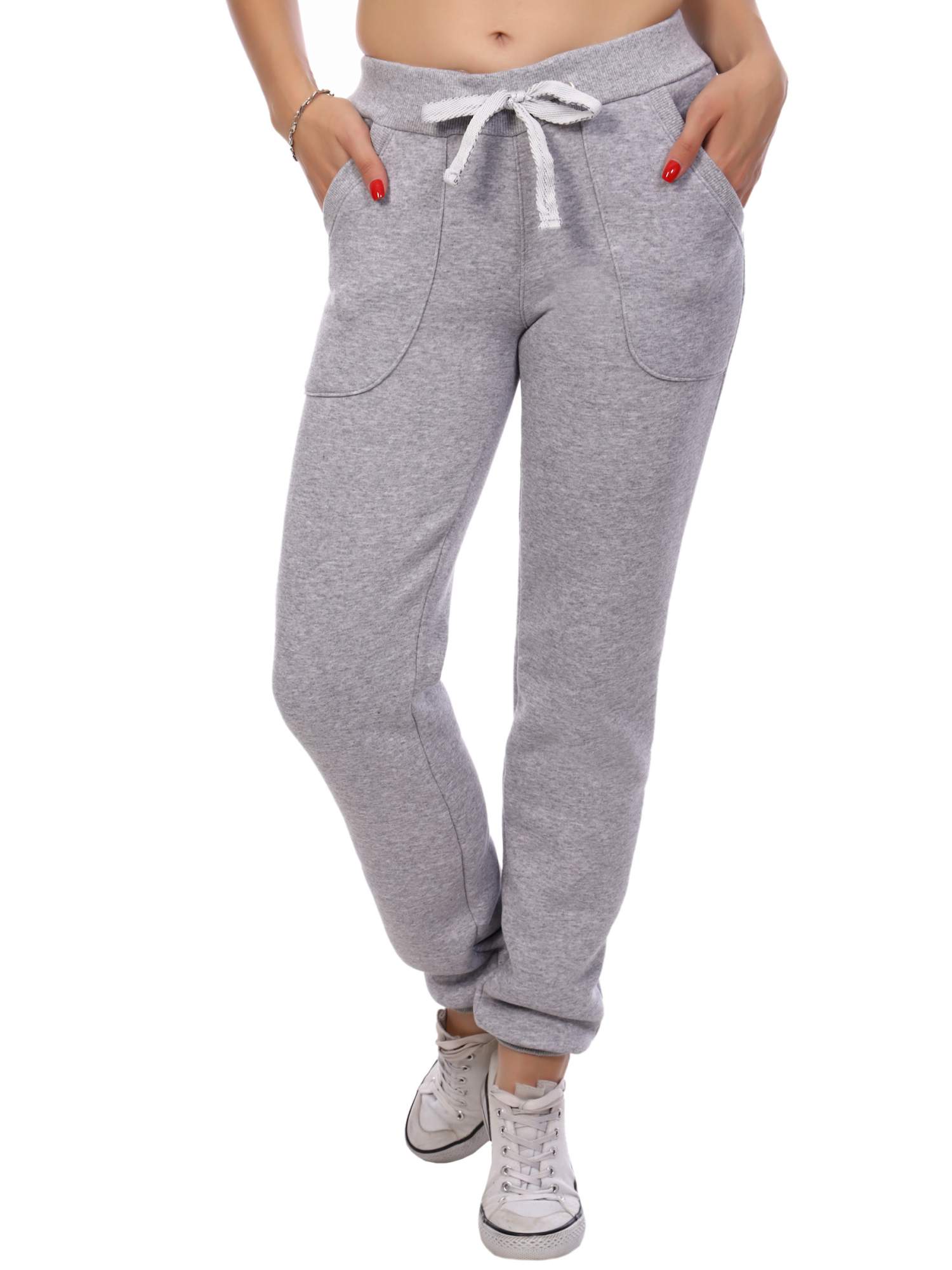 Спортивные брюки женские серые