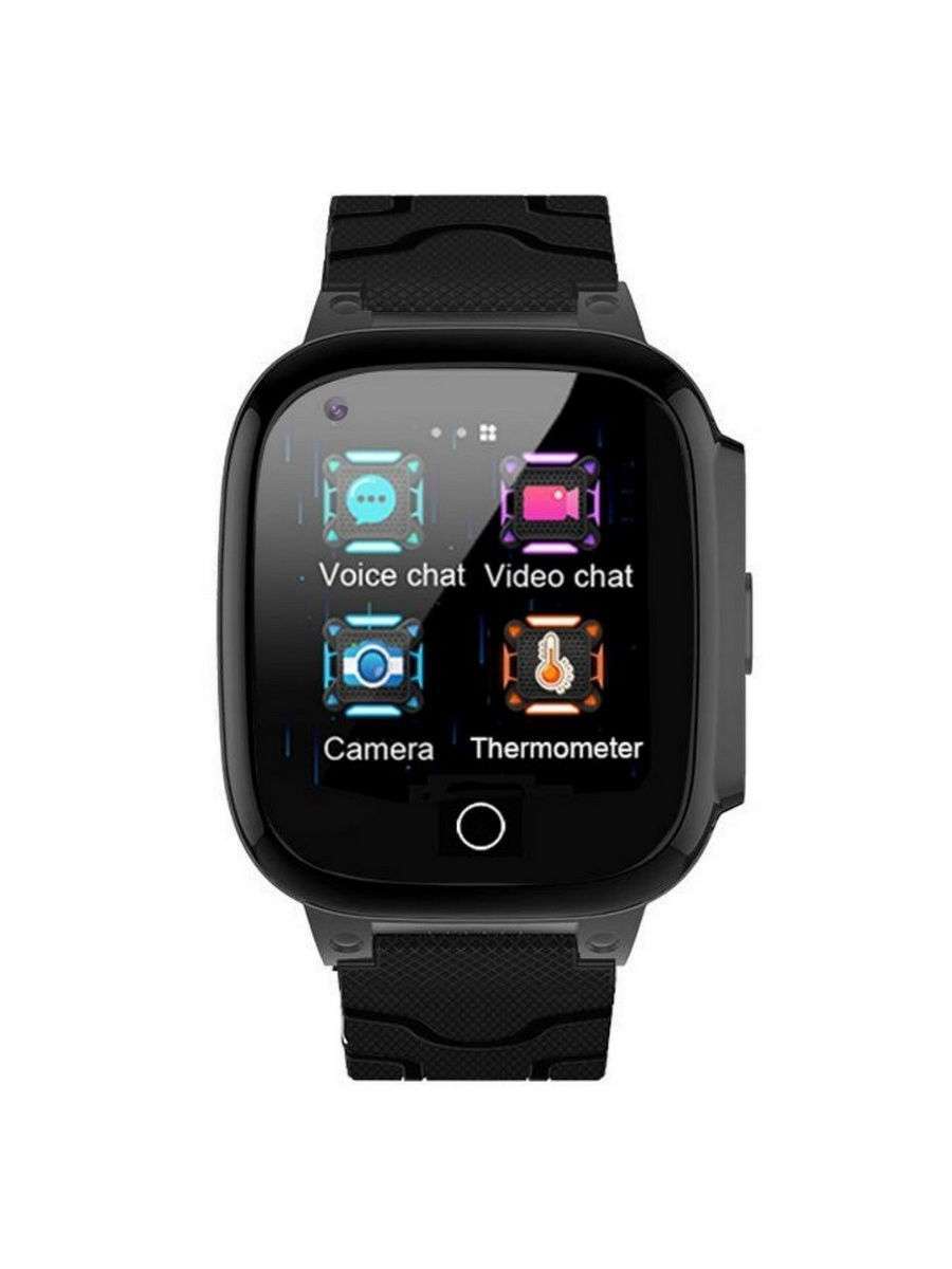 Смарт-часы Smart Baby Watch LT25 4G с поддержкой Wi-Fi и GPS, HD камера,  SIM card Black, купить в Москве, цены в интернет-магазинах на Мегамаркет