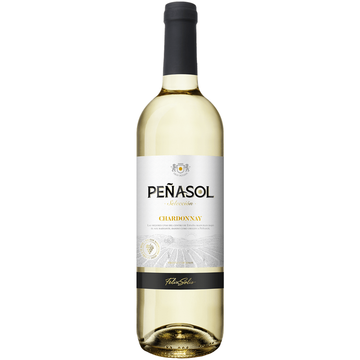 Вино Penasol Chardonnay белое полусухое 0,75 л - купить в ВинЛаб, цена на Мегамаркет