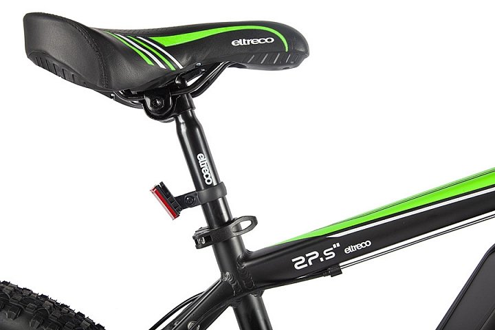 Электровелосипед Eltreco XT 600 D 2021 19" черно-зеленый