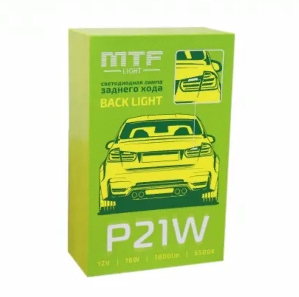 Светодиодная лампа MTF LIGHT серия BACK LIGHT в фонарь заднего хода, 12В, 16Вт, 5000К, P21 - купить в ИКС-ПРО, цена на Мегамаркет