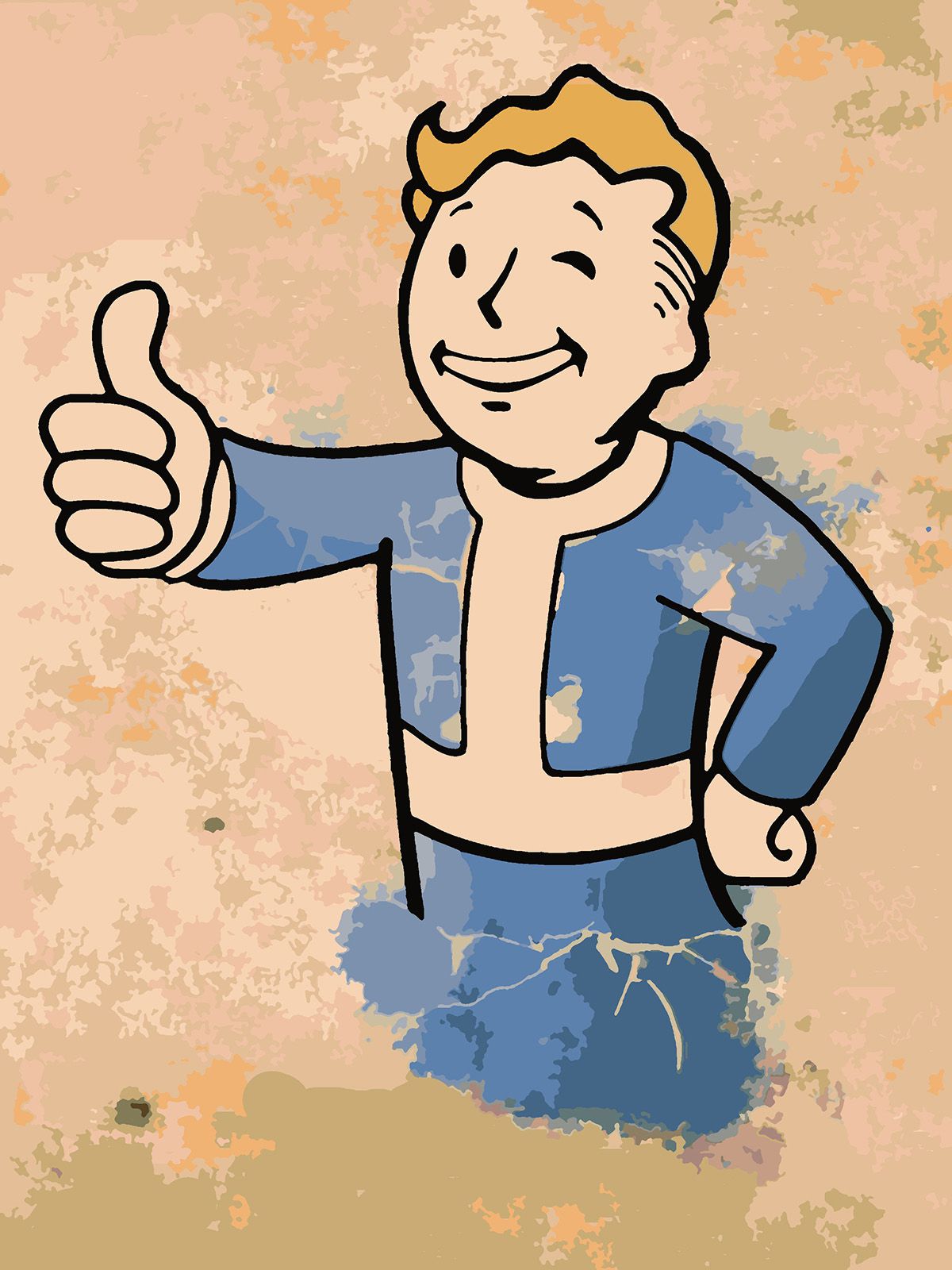 Картина по номерам fallout