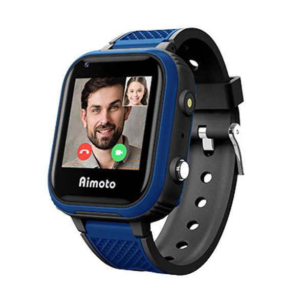 Смарт-часы Aimoto Pro Indigo 4G, 1.44", черный/синий, купить в Москве, цены в интернет-магазинах на Мегамаркет