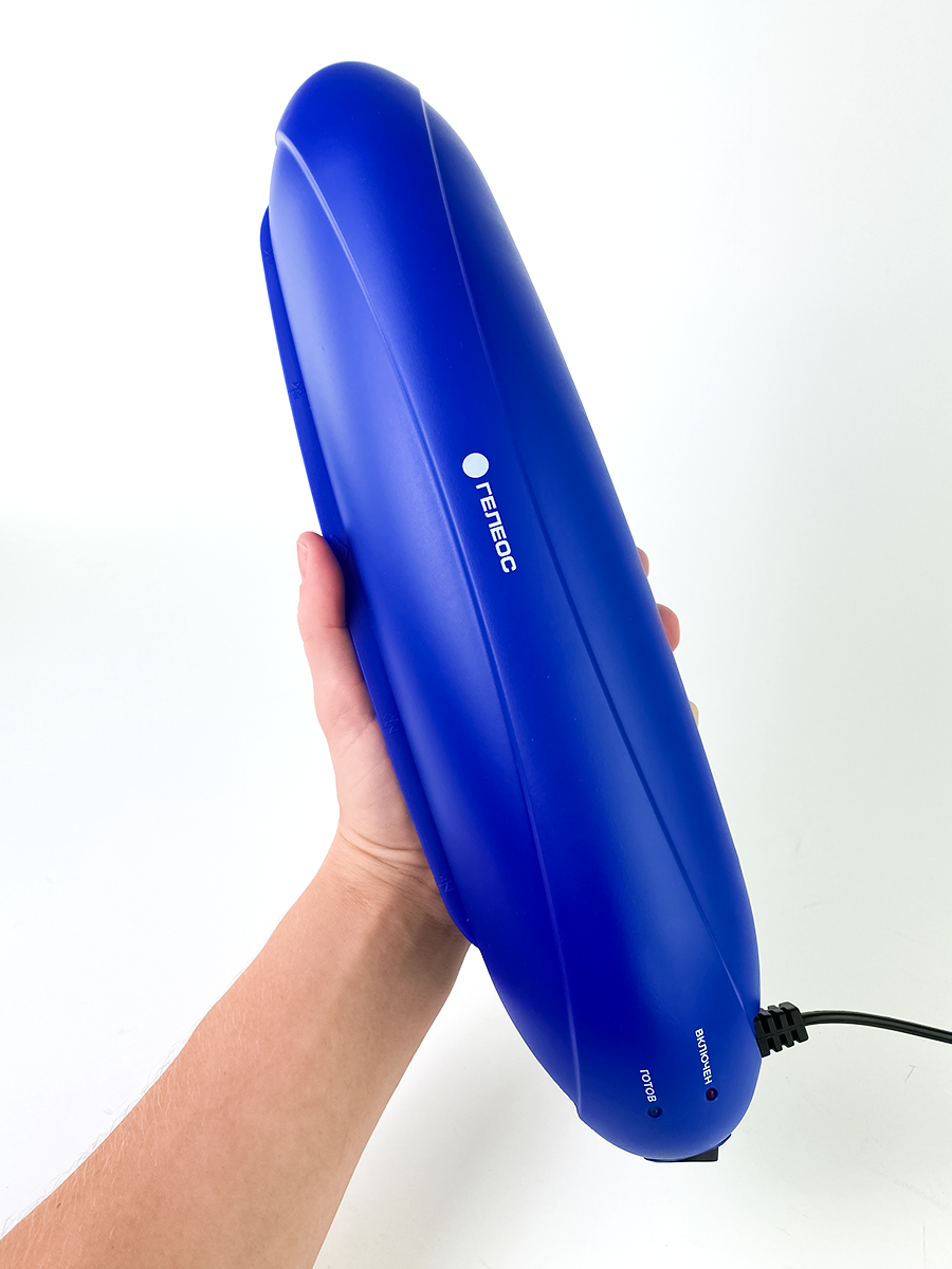 Ламинатор пакетный ГЕЛЕОС ЛМ A4 Радуга синий, для дома и офиса, 75-150 ...