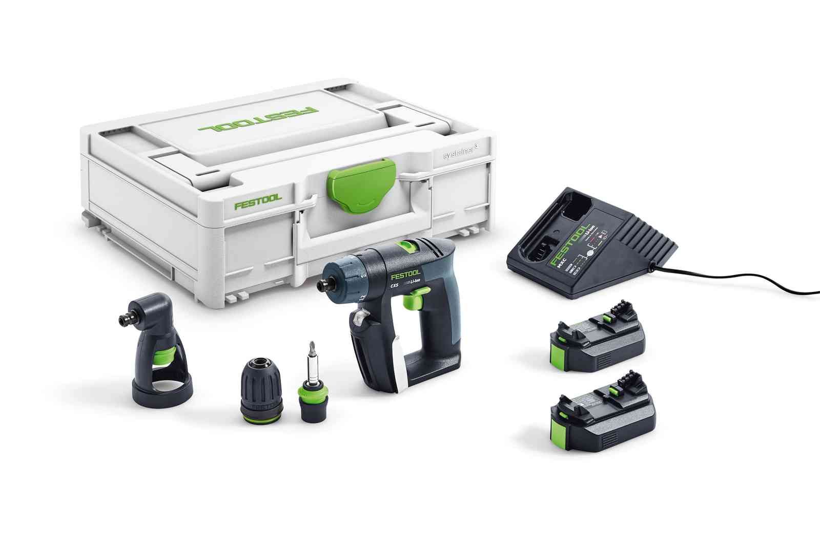 Аккумуляторная дрель-шуруповёрт Festool CXS 2,6-Set 576093 купить в интернет-магазине, цены на Мегамаркет