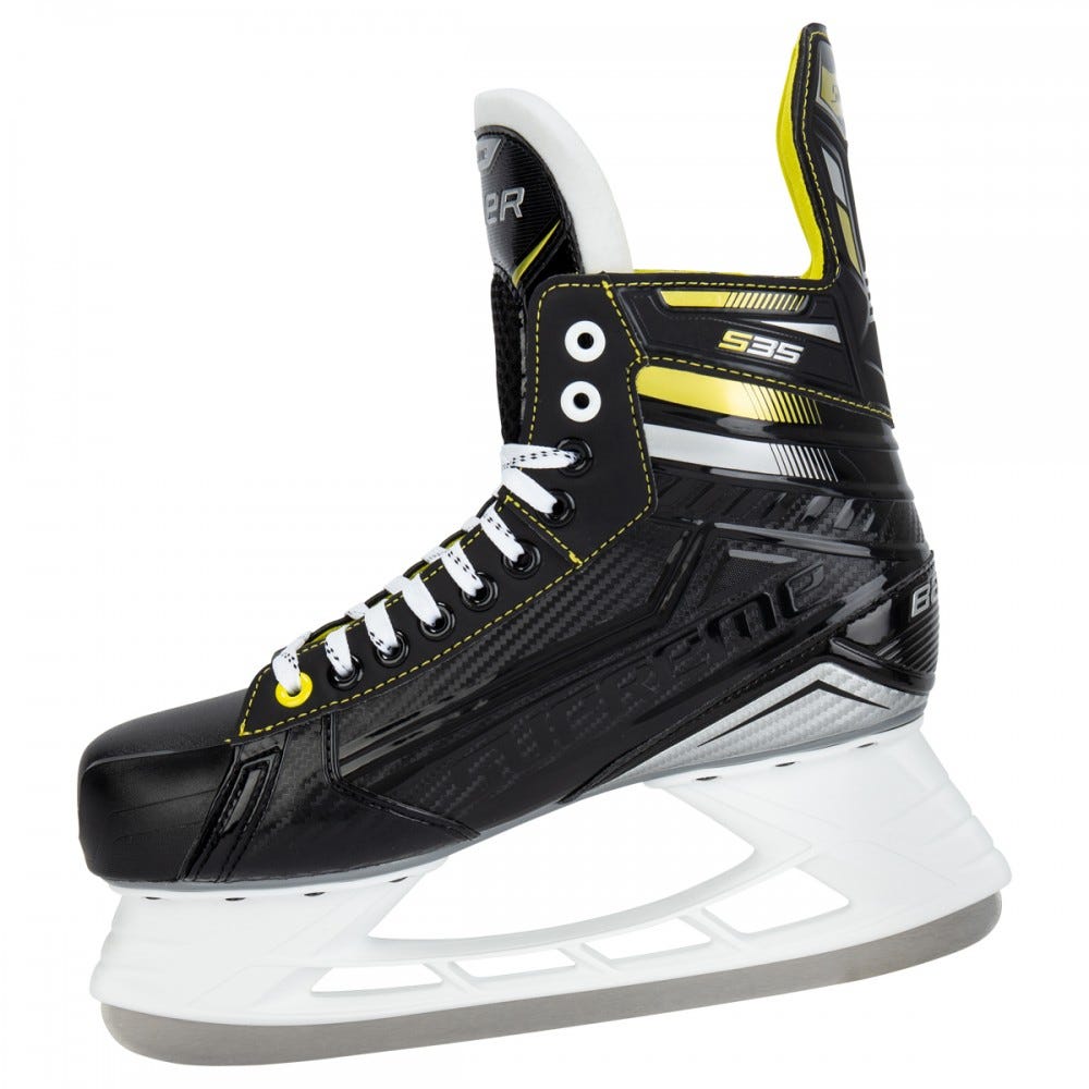 Коньки хоккейные Bauer Supreme S35 black, yellow 42.5