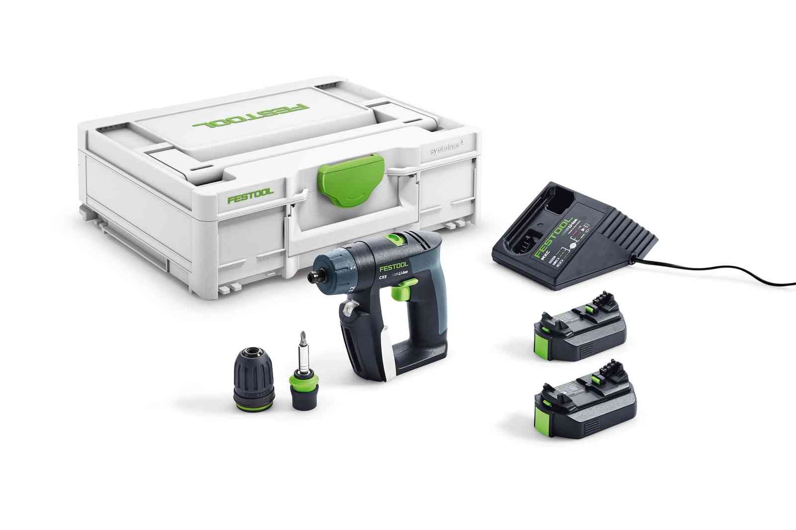 Аккумуляторная дрель-шуруповёрт Festool CXS 2,6-Plus 576092 купить в интернет-магазине, цены на Мегамаркет