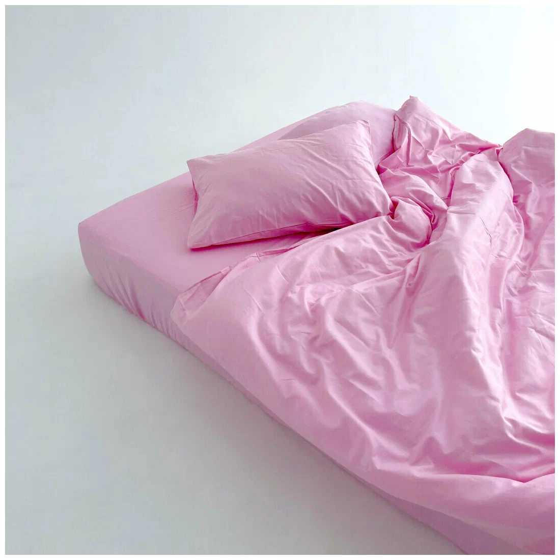 Купить Постельное Белье Сатин Розовый