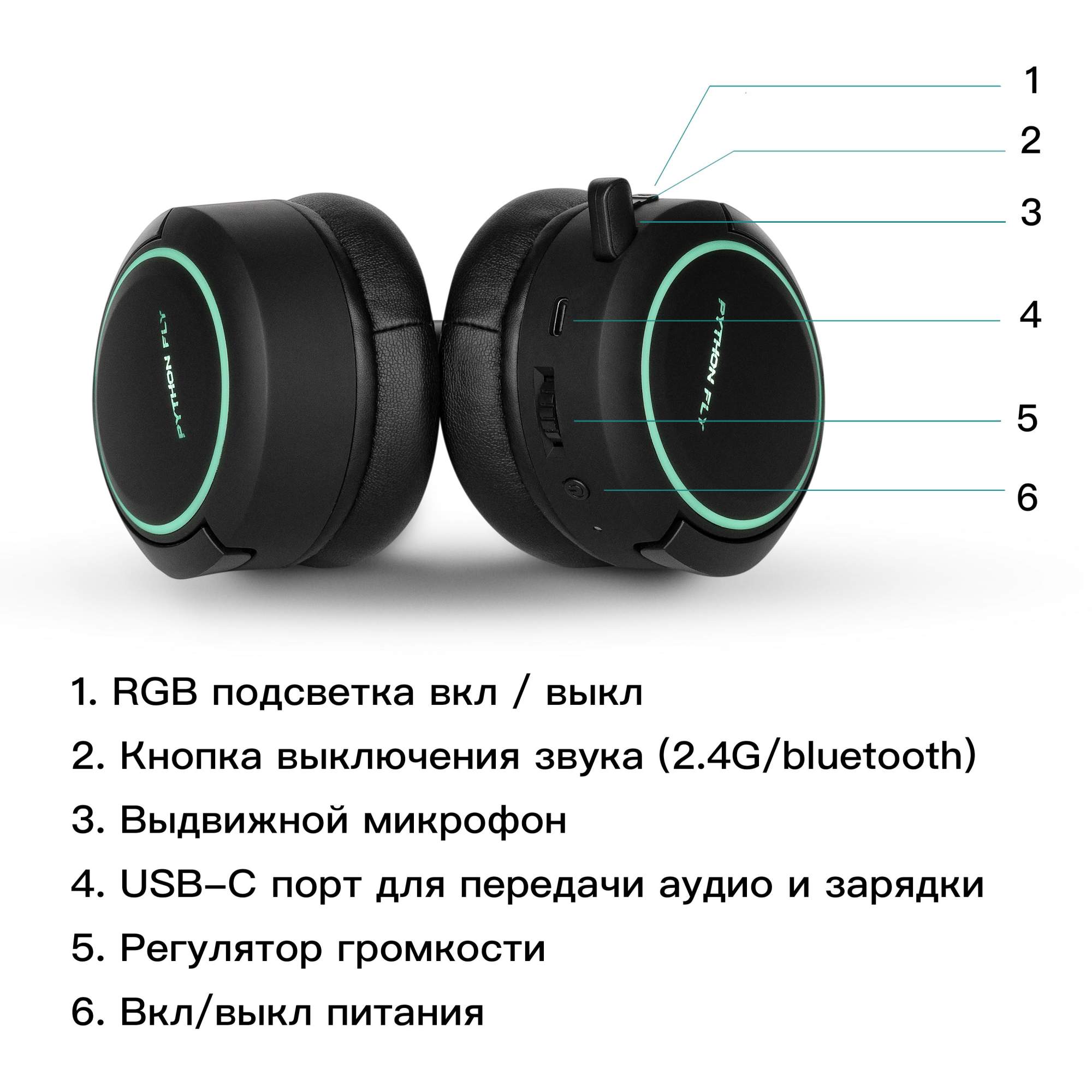 Игровая гарнитура Python Fly X7Pro Black – купить в Москве, цены в  интернет-магазинах на Мегамаркет