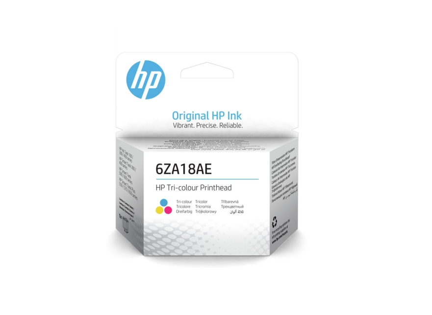 Печатающая головка для струйного принтера HP 6ZA18AE трёхцветная, оригинал