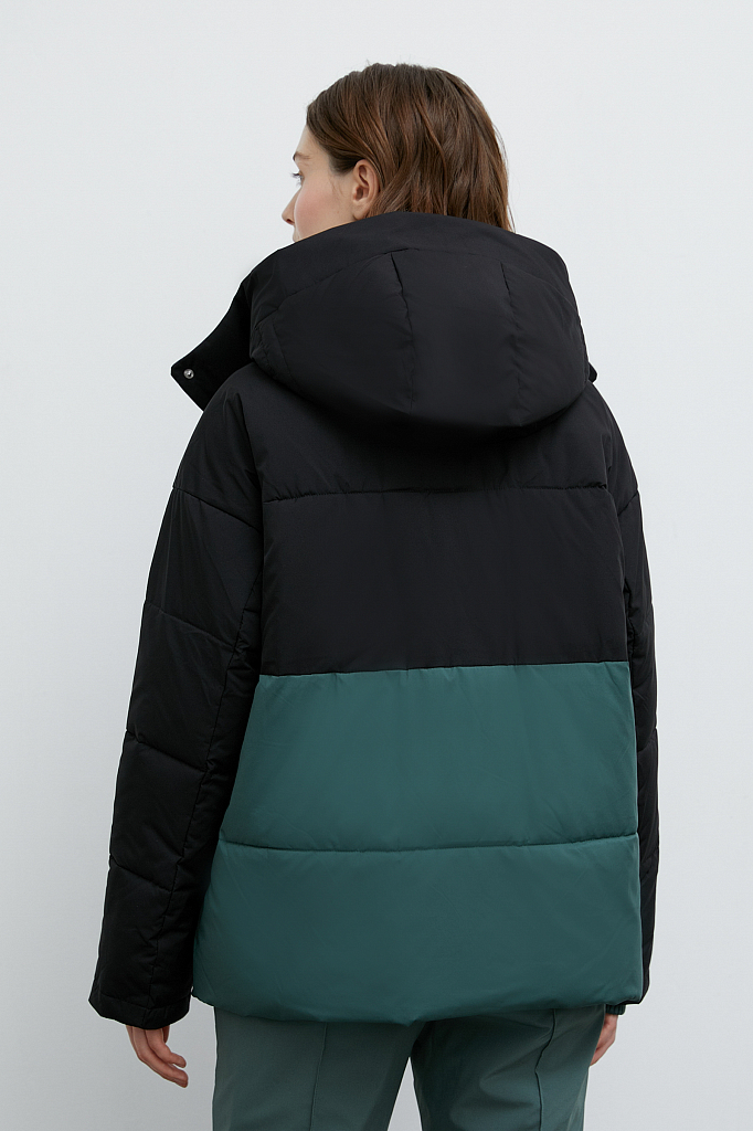 Куртка женская Finn Flare FWB11005 зеленая XL