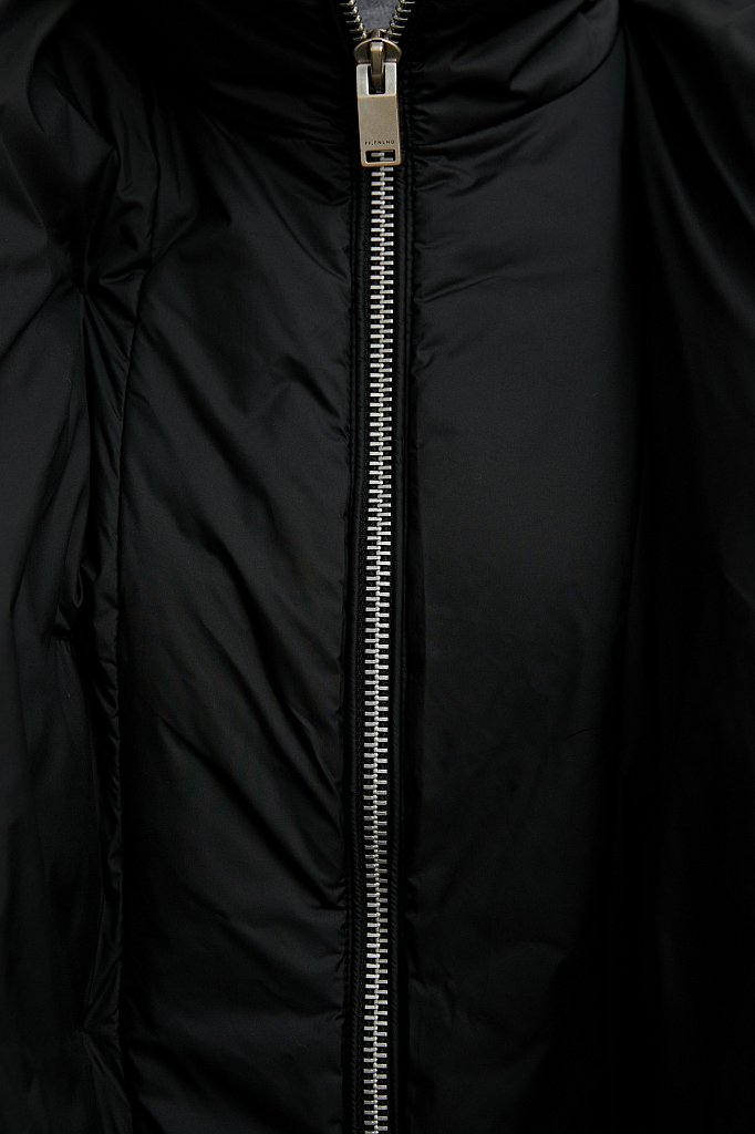 Пуховик-пальто женский Finn Flare FWB51062 черный 2XL