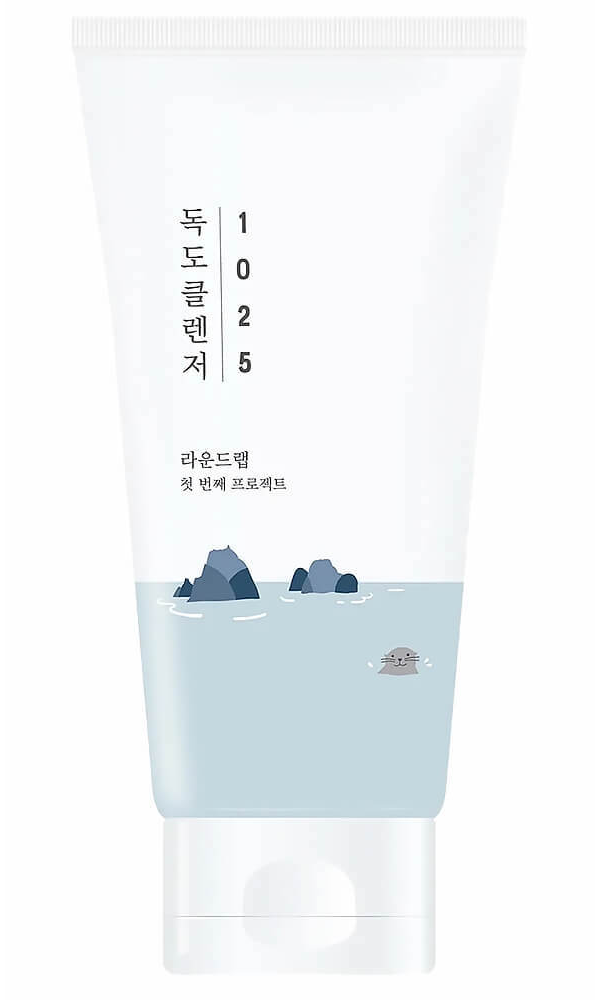 Купить мягкая пенка для умывания с морской водой Round Lab 1025 Dokdo Cleanser, 150 мл, цены на Мегамаркет | Артикул: 600011925436