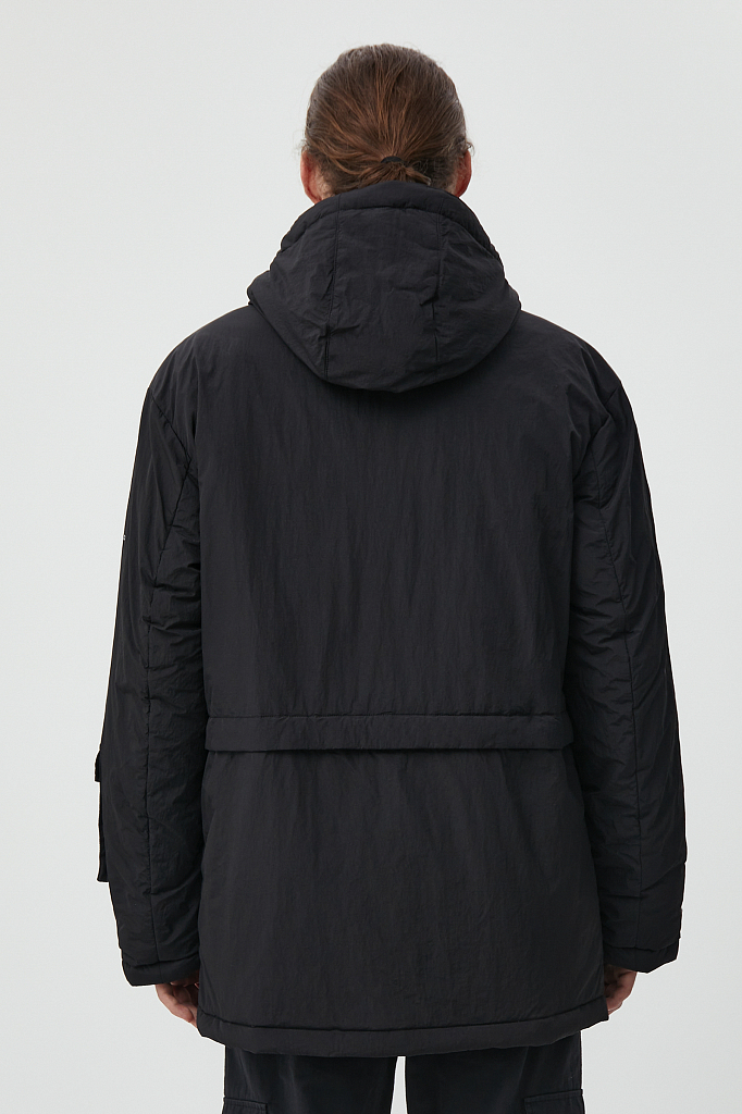 Куртка мужская Finn Flare FAB21043 черная 3XL