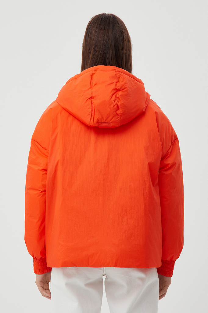 Куртка женская Finn Flare FAB11002 оранжевая M