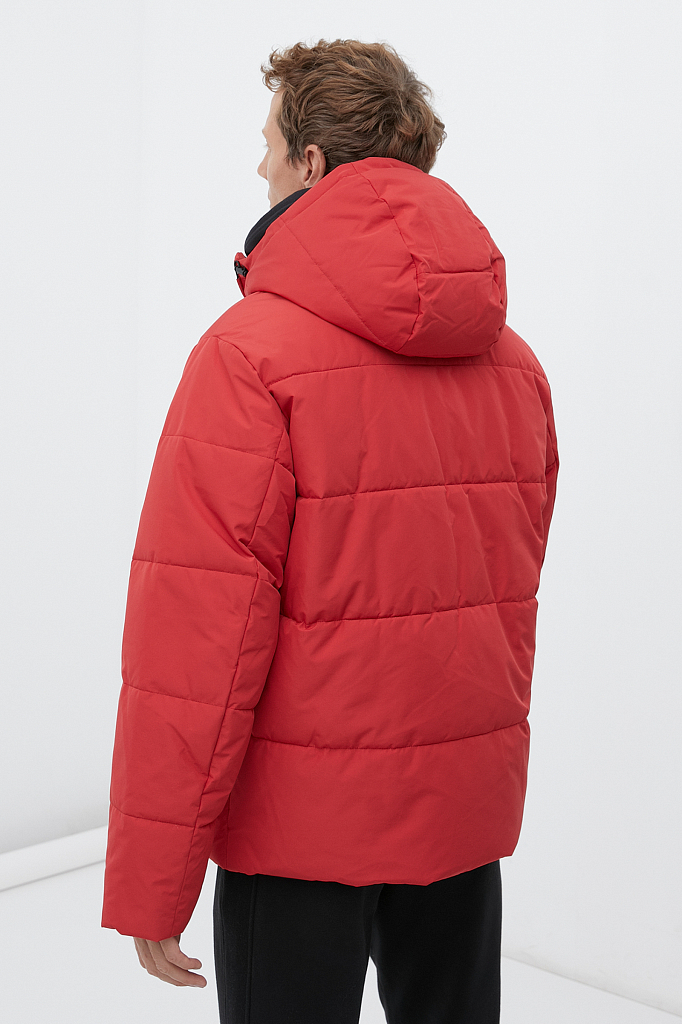 Зимняя куртка мужская Finn Flare FWB21011 красная 2XL