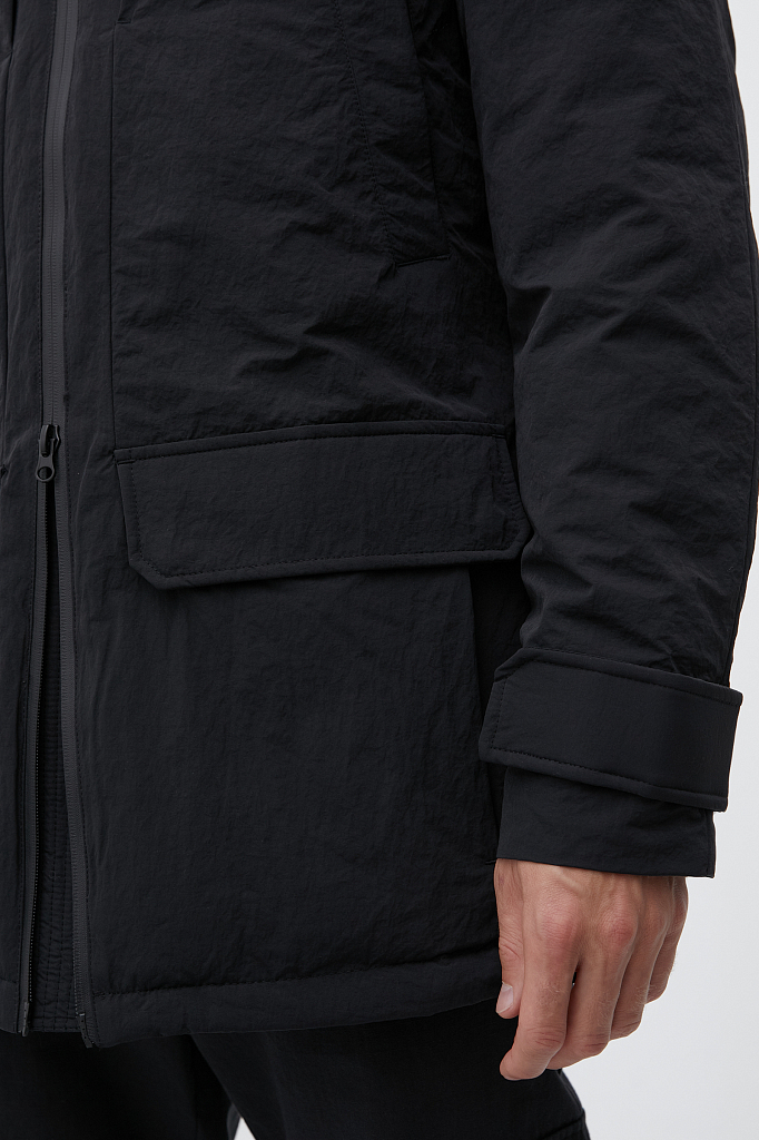 Зимняя куртка мужская Finn Flare FWB61033 черная M